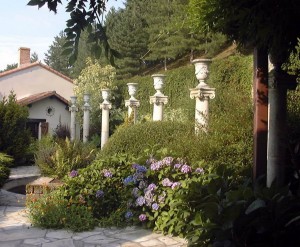 Les 7 colonnes du jardin florentin