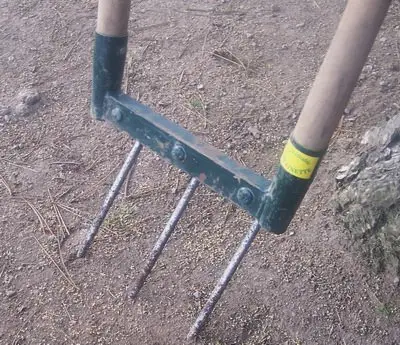 Grelinette à 3 dents